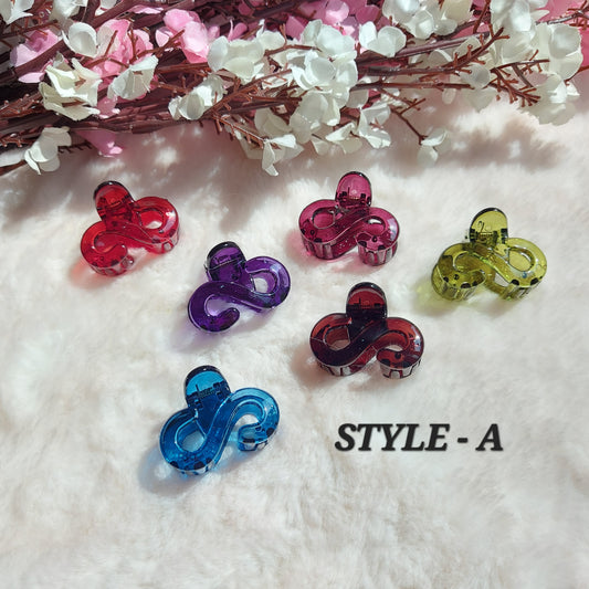 Korean Comfort-Grip Mini Hair Clips – 3CM (Set of 6)