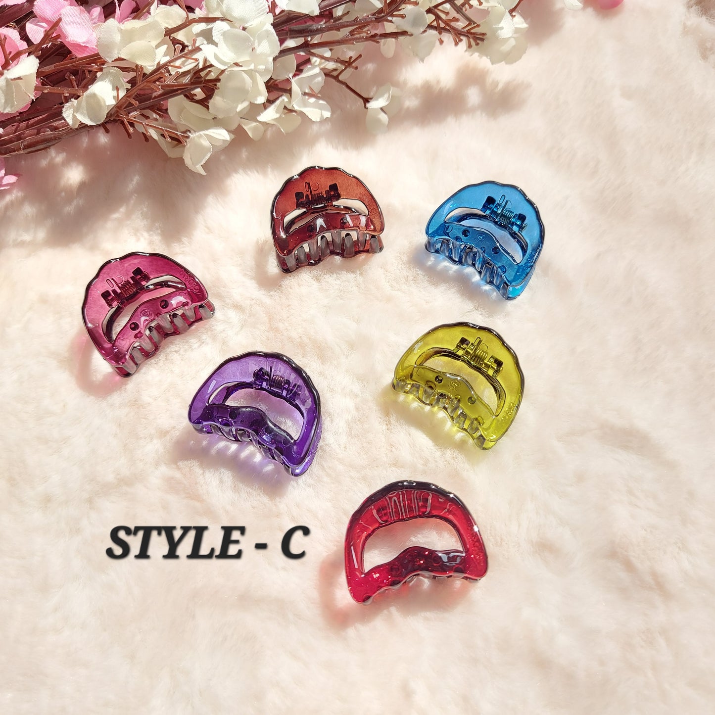 Korean Comfort-Grip Mini Hair Clips – 3CM (Set of 6)