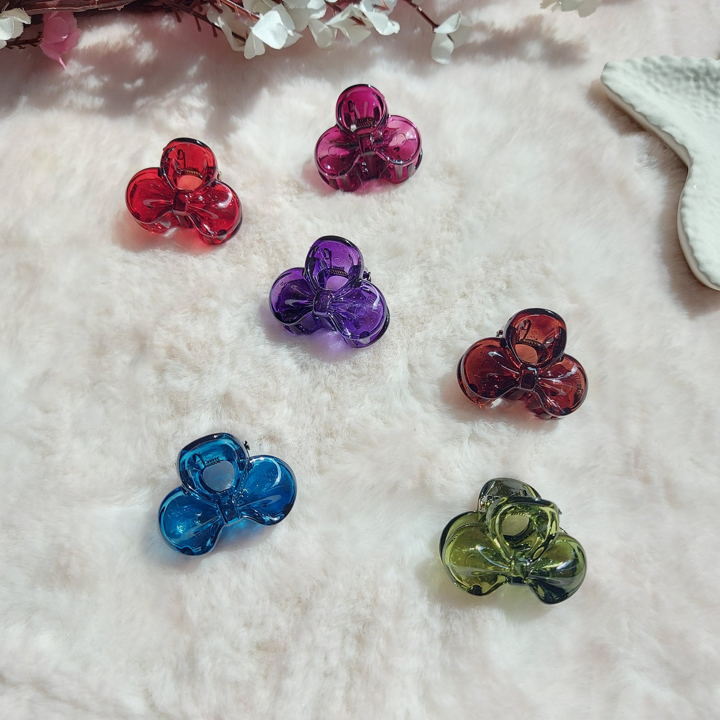 Korean Comfort-Grip Mini Hair Clips – 3CM (Set of 6)