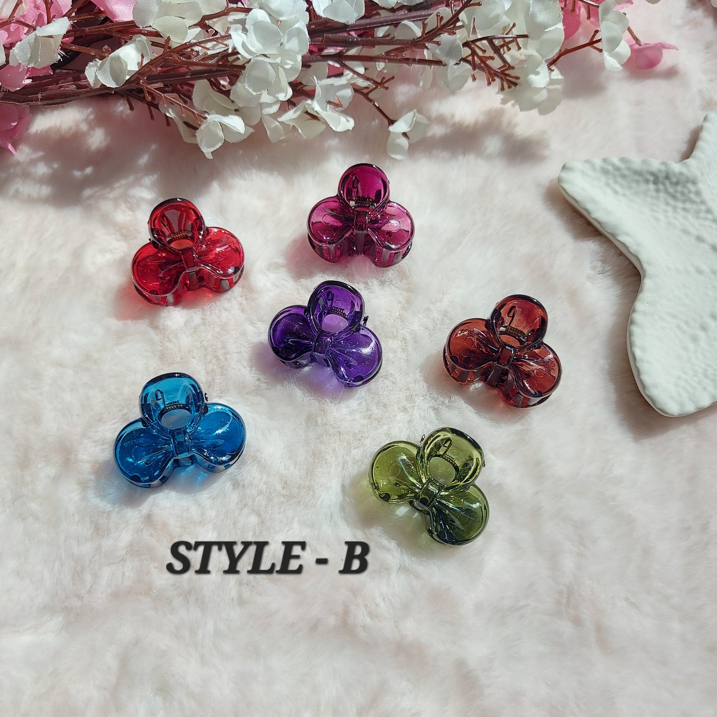 Korean Comfort-Grip Mini Hair Clips – 3CM (Set of 6)