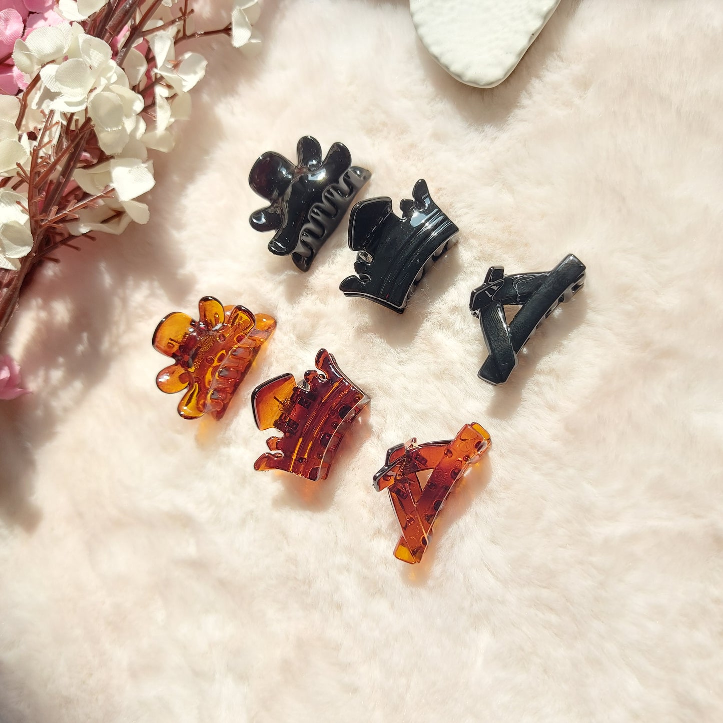 Korean Comfort-Grip Claw Clips – Mini Clawclip Set of 6
