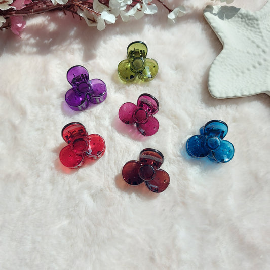 Korean Comfort-Grip Mini Hair Clips – 3CM (Set of 6)