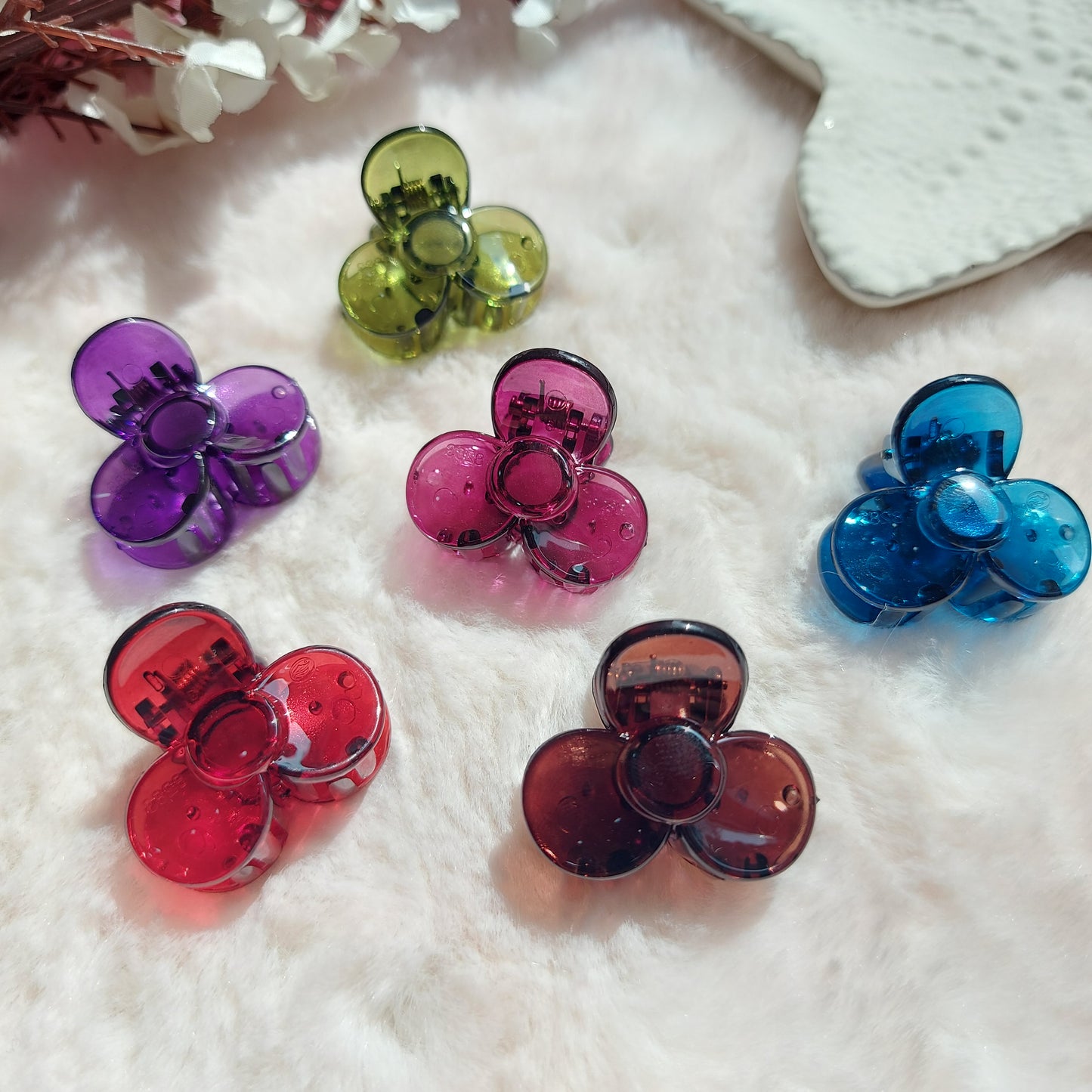 Korean Comfort-Grip Mini Hair Clips – 3CM (Set of 6)