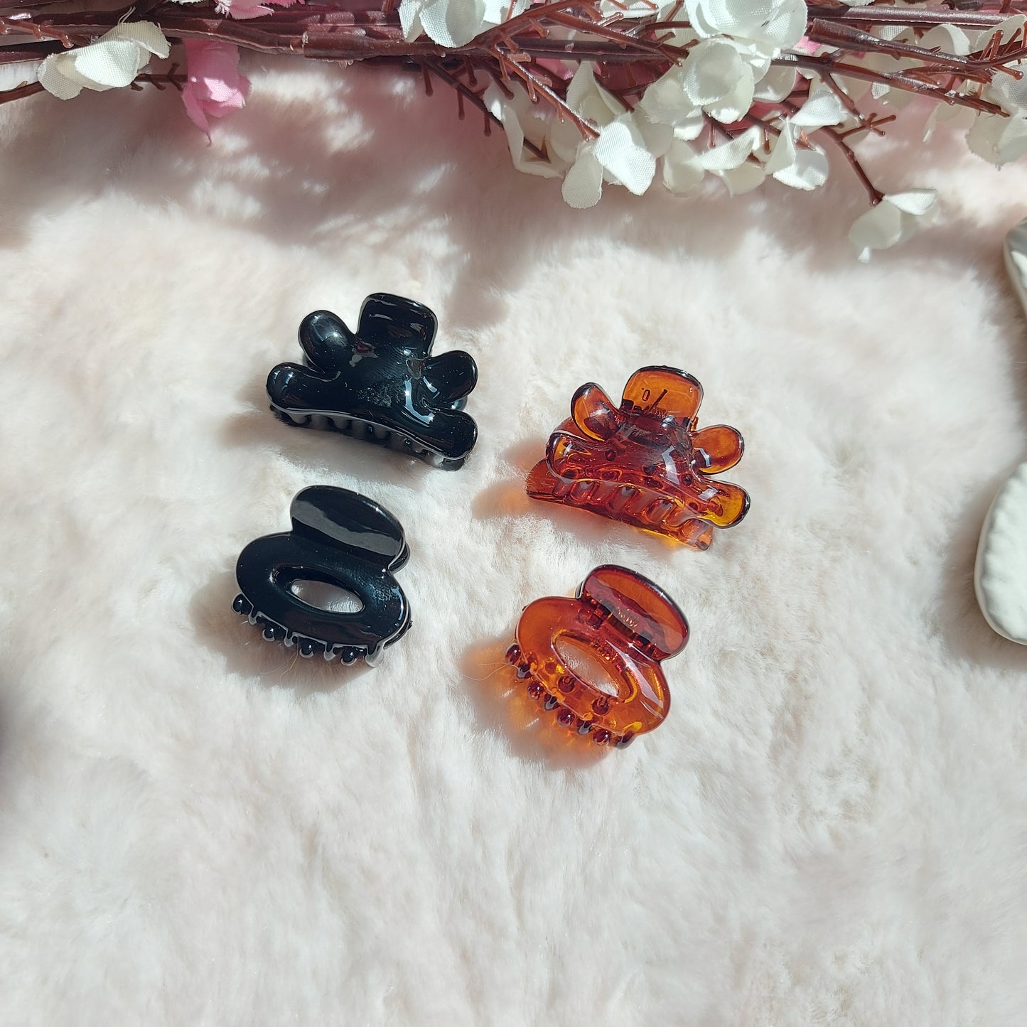 Korean Comfort-Grip Claw Clips – Mini Clawclip Set of 4