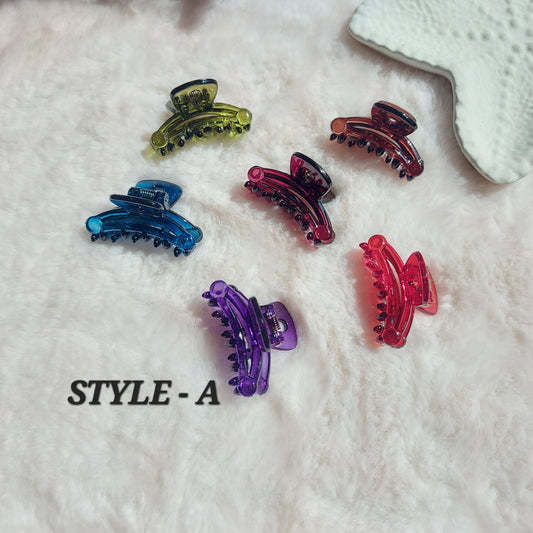 Korean Comfort-Grip Mini Hair Clips – 3CM (Set of 6)