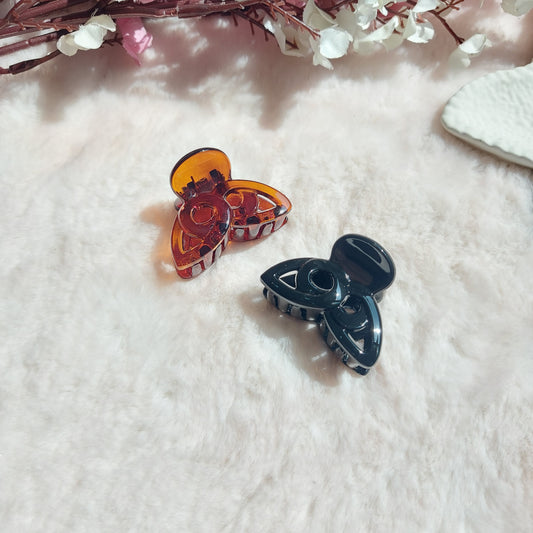 KOREAN CLAWCLIP - 3.5CM (Black & Brown)