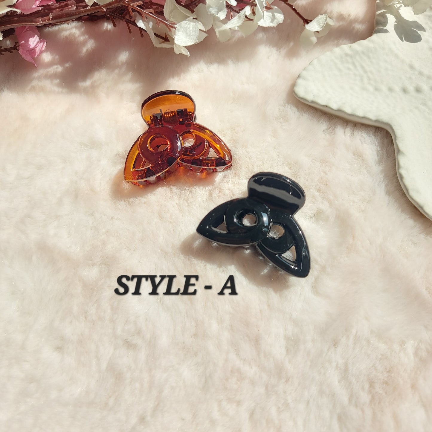 KOREAN CLAWCLIP - 3.5CM (Black & Brown)