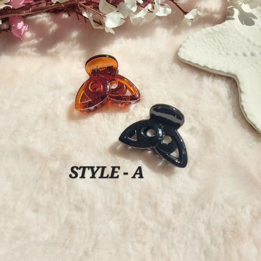 KOREAN CLAWCLIP - 3.5CM (Black & Brown)