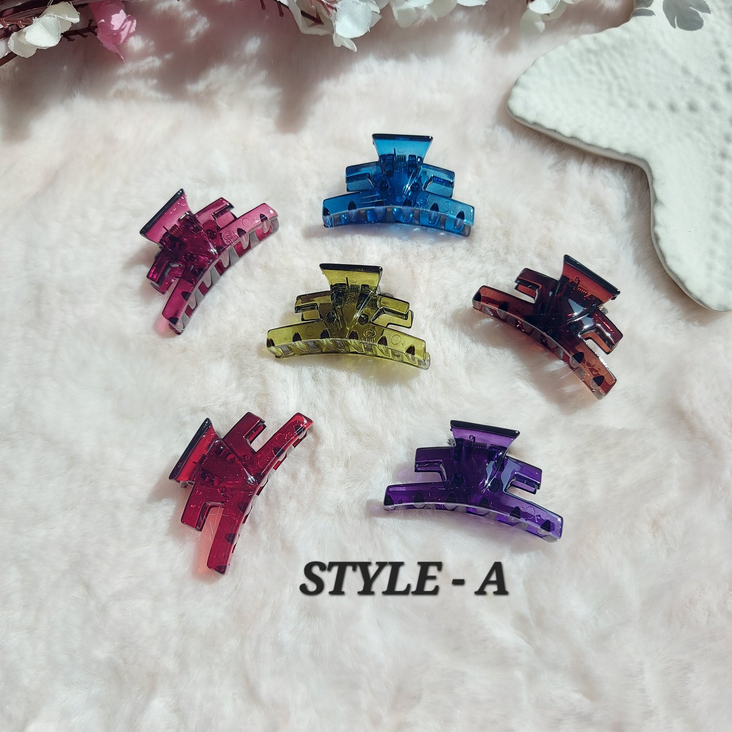 Korean Comfort-Grip Mini Hair Clips – 3CM (Set of 6)