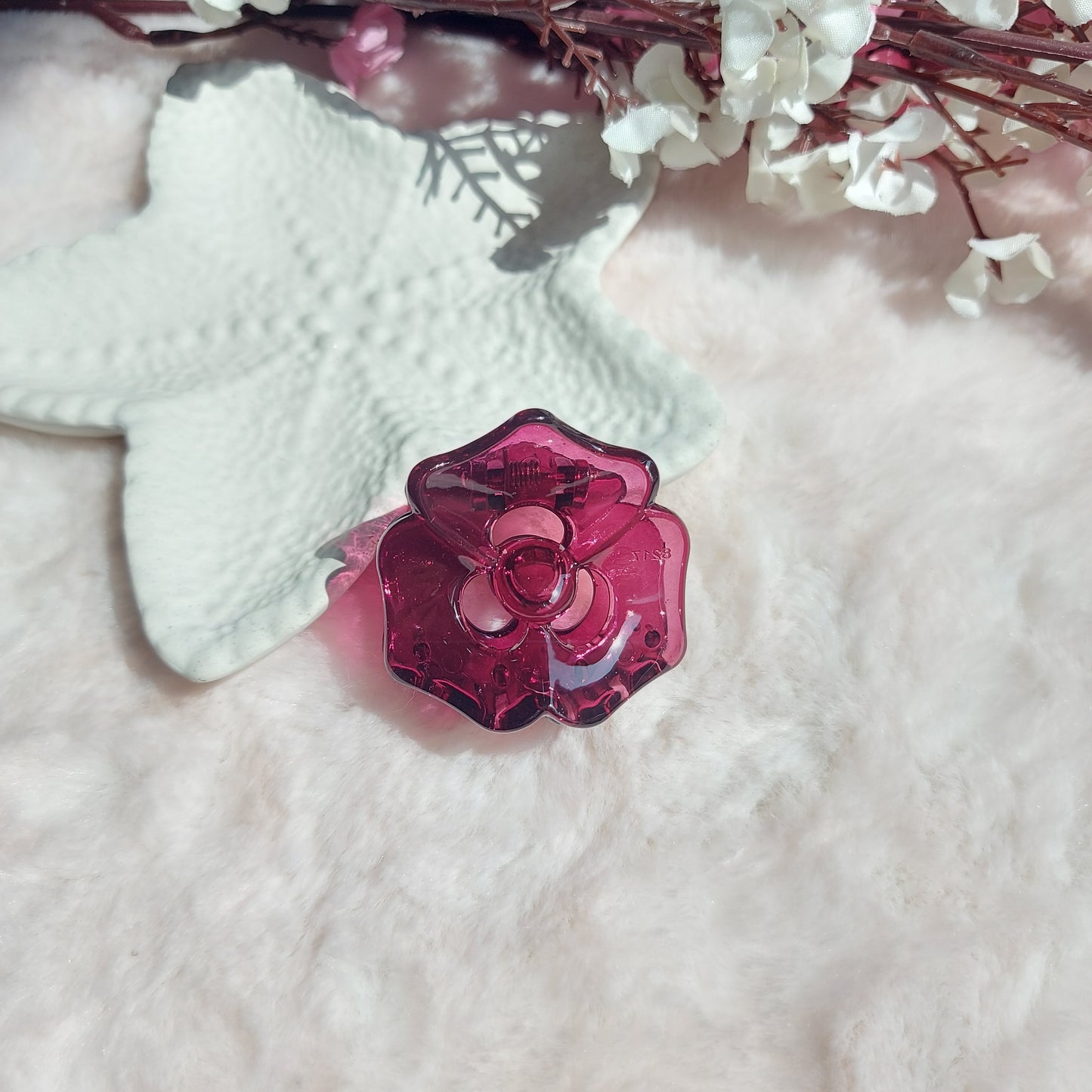 Korean Flower Clawclip - comfort Grip