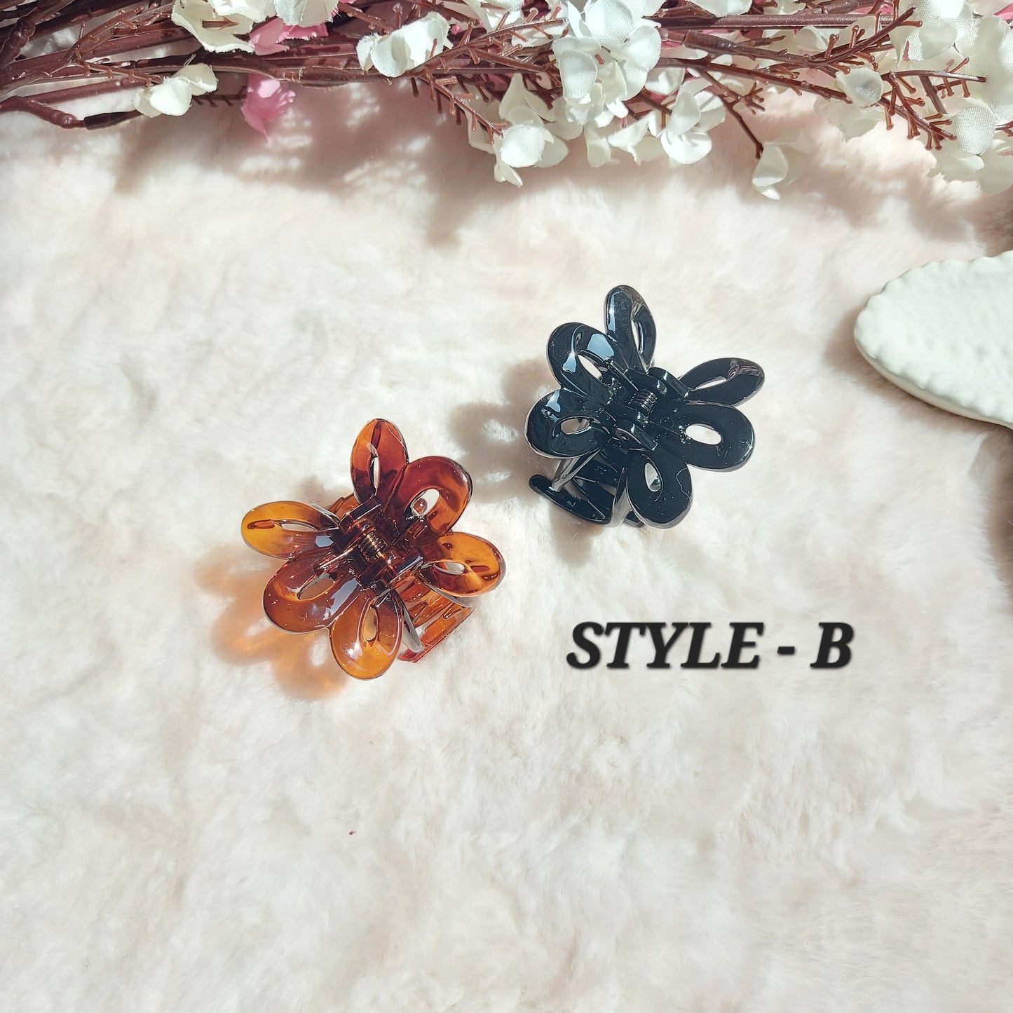 KOREAN CLAWCLIP - 3.5CM (Black & Brown)