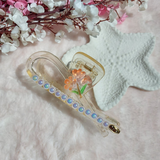 Pastel Pearl Bloom Claw 🌸 - 12CM