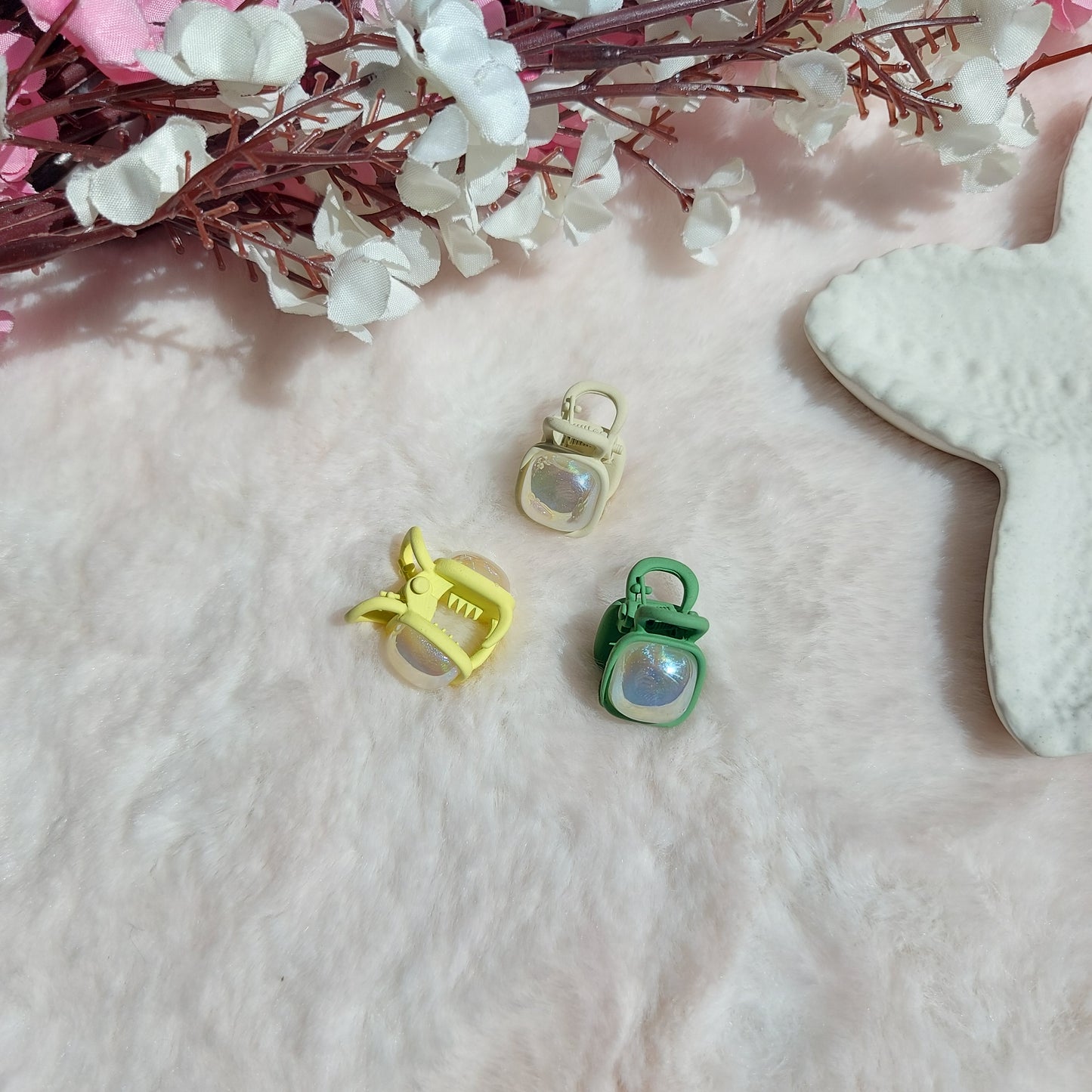 Pastel Pop Metal Claw Clip Set of 3