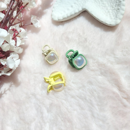 Pastel Pop Metal Claw Clip Set of 3