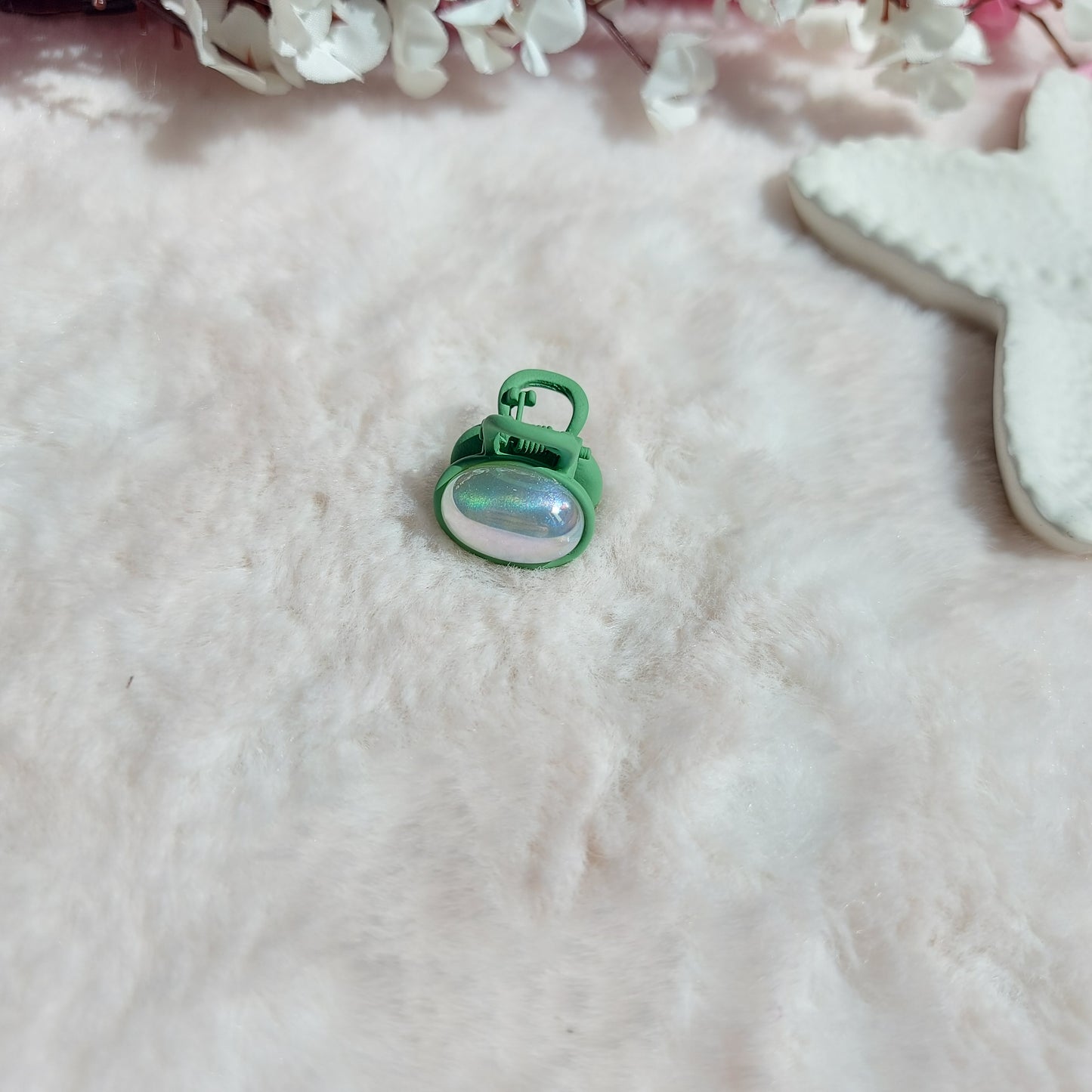 Opal Glow Claw Clip
