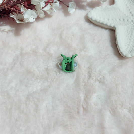 Opal Glow Claw Clip