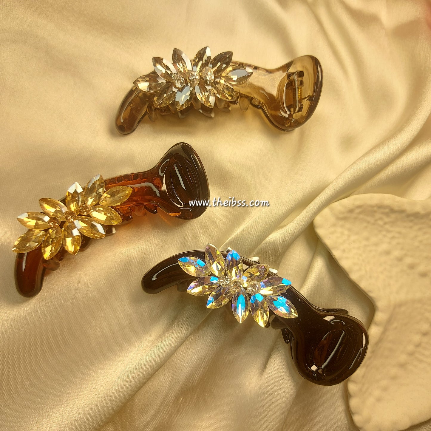 BOFEINI JEWEL MIRCHI HAIRCLIP for Women – 6.5CM | Strong Grip Long Hair Clip | Daily & Party Wear