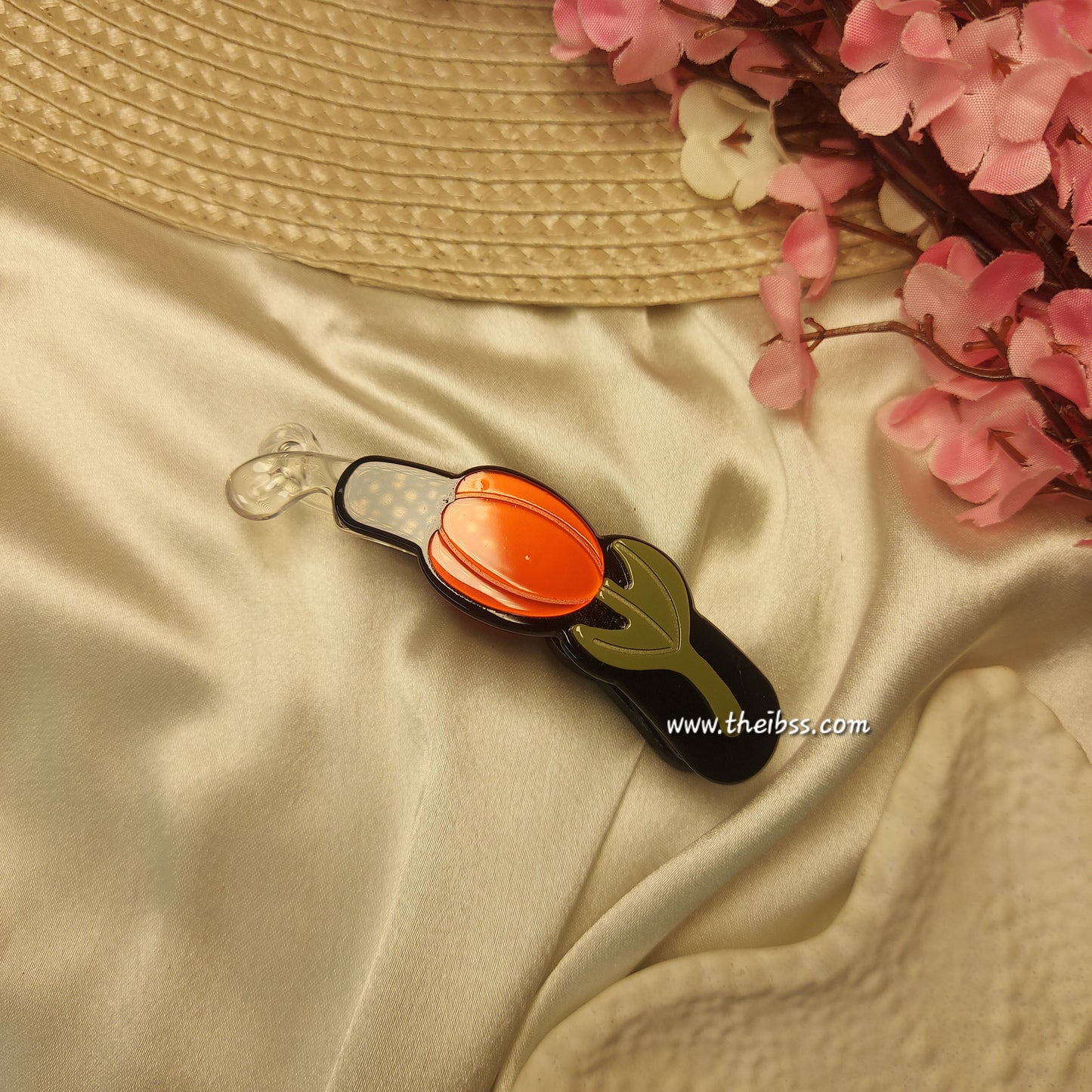 BOFEINI LOTUS BANANA HAIRCLIP for Women – 7CM APPROX | Strong Grip Long Hair Clip | Daily & Party Wear