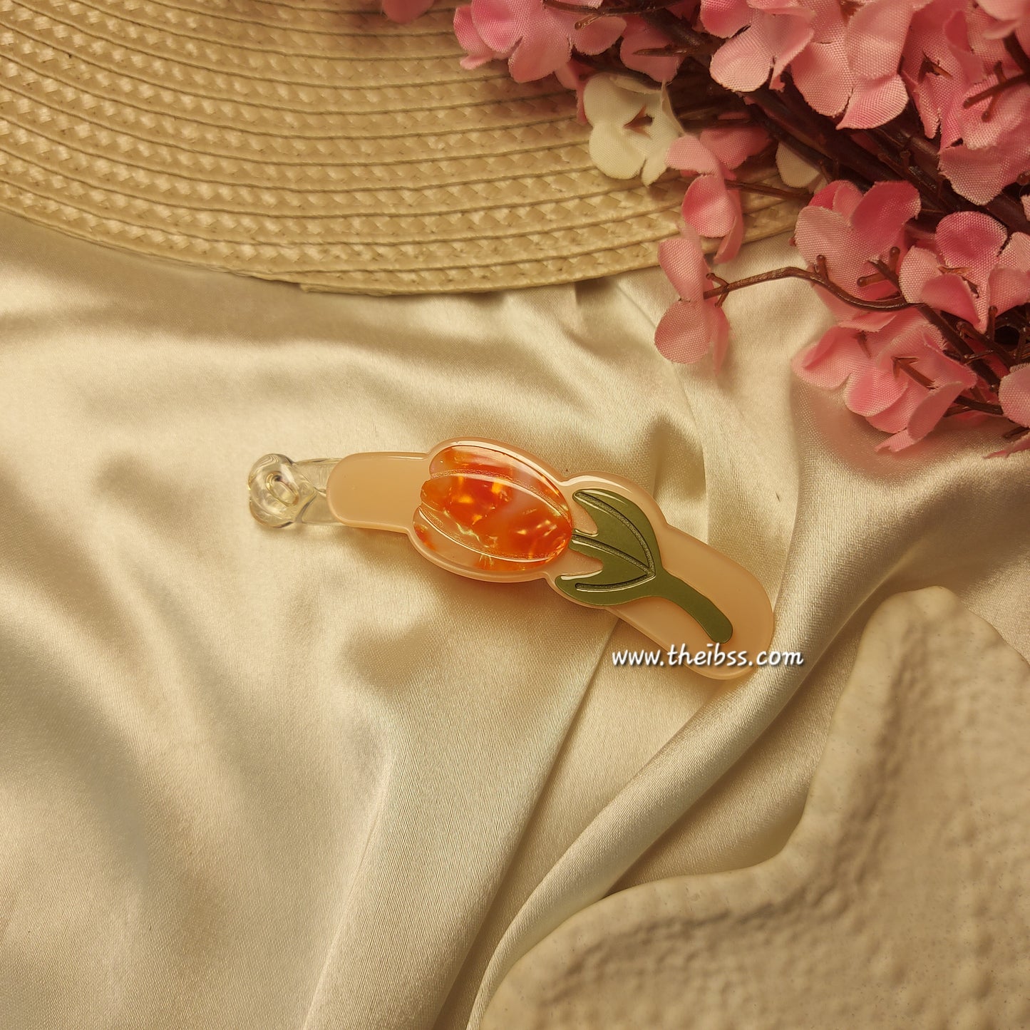 BOFEINI LOTUS BANANA HAIRCLIP for Women – 7CM APPROX | Strong Grip Long Hair Clip | Daily & Party Wear