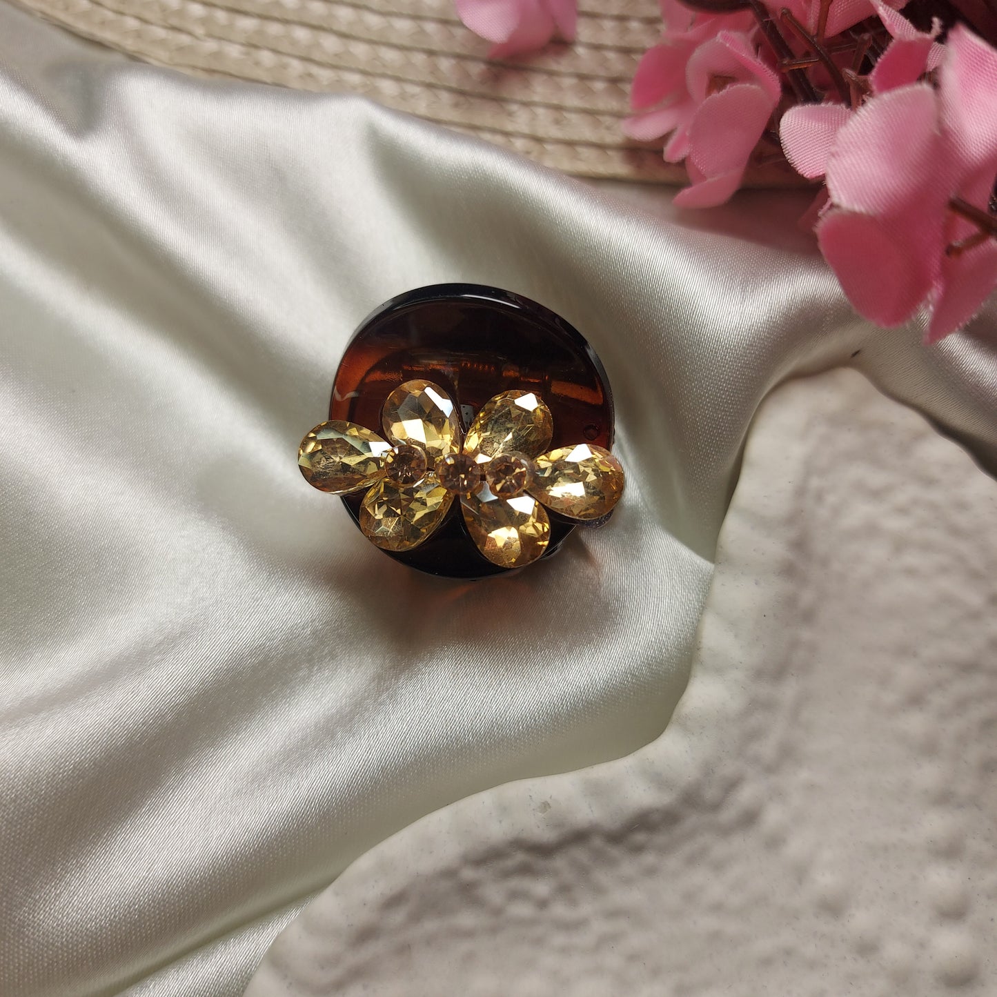 BOFEINI Premium Stone Hair Claw Clip – Round Mini Claw (2.5CM)