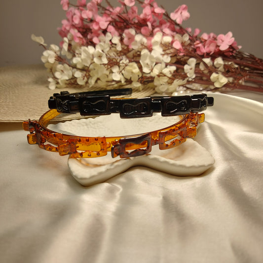Unbreakable Clipin Korean hairbands set of 2