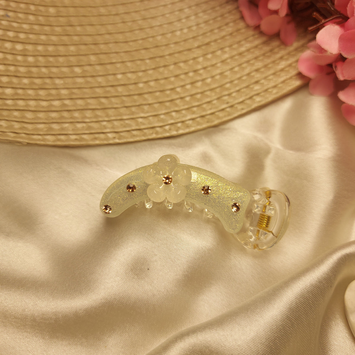 BOFEINI JEWEL MIRCHI HAIRCLIP for Women – 4CM | Strong Grip Hair Clip | Daily & Party Wear