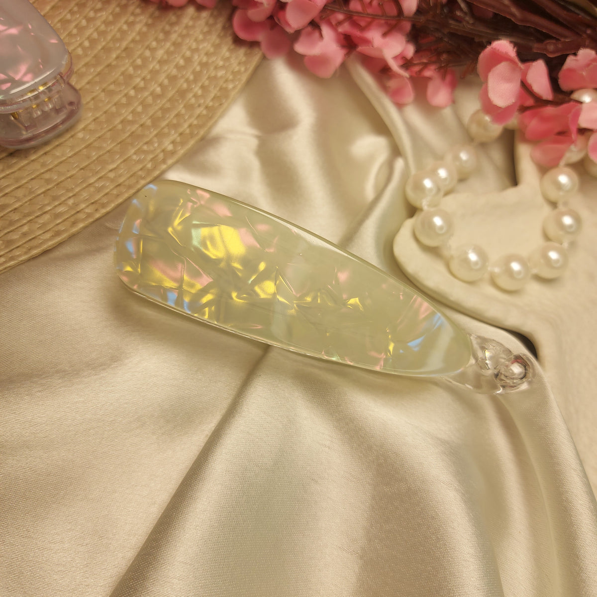 BOFEINI UV BANANA HAIRCLIP for Women – 9.5CM | Strong Grip Long Hair Clip | Daily & Party Wear