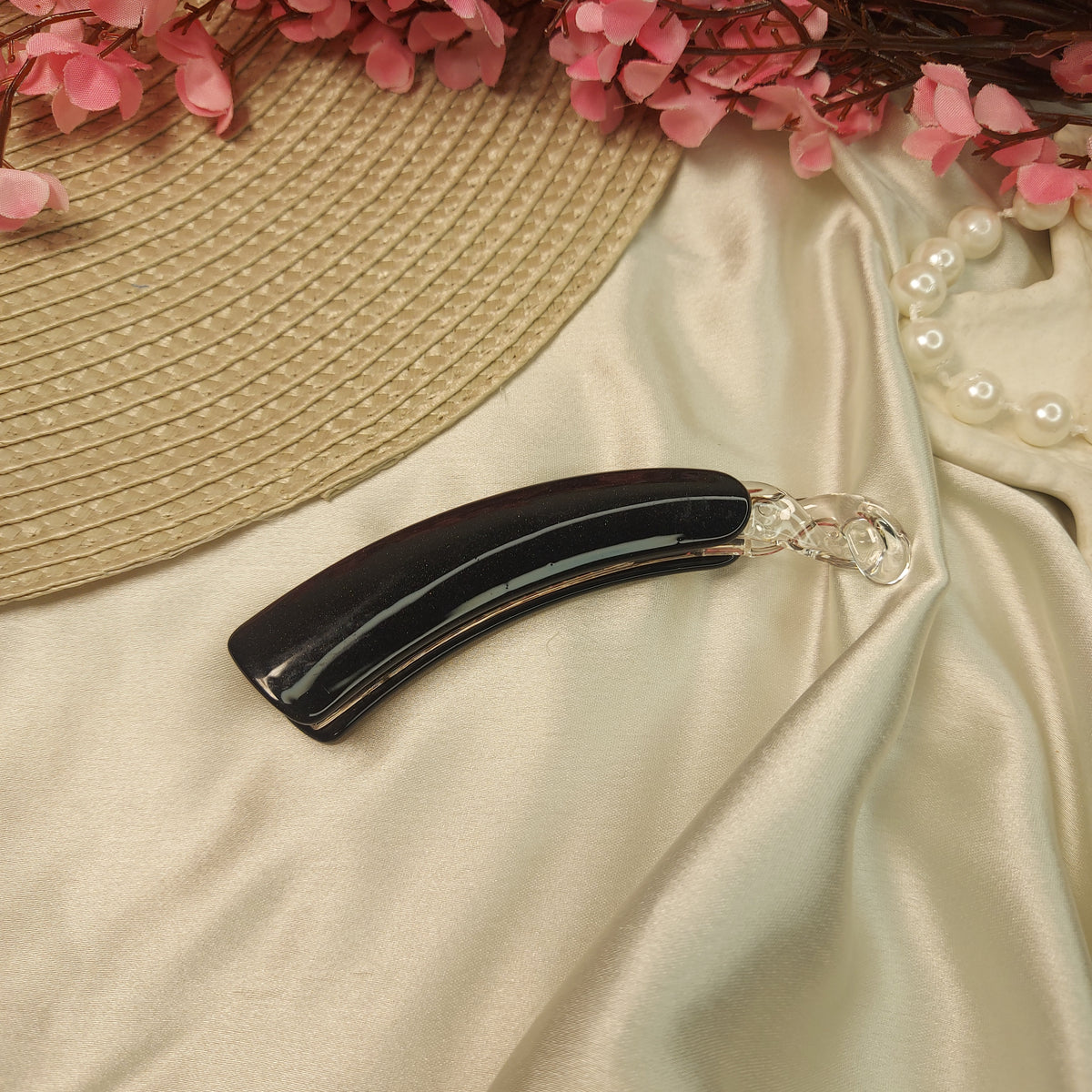 BOFEINI NUDE BANANA HAIRCLIP for Women – 10.5CM | Strong Grip Hair Clip | Daily & Party Wear