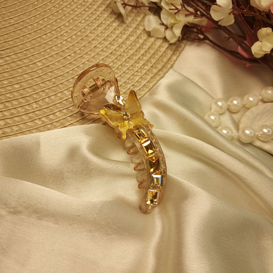 BOFEINI JEWEL MIRCHI HAIRCLIP for Women – 6.5CM | Strong Grip Long Hair Clip | Daily & Party Wear