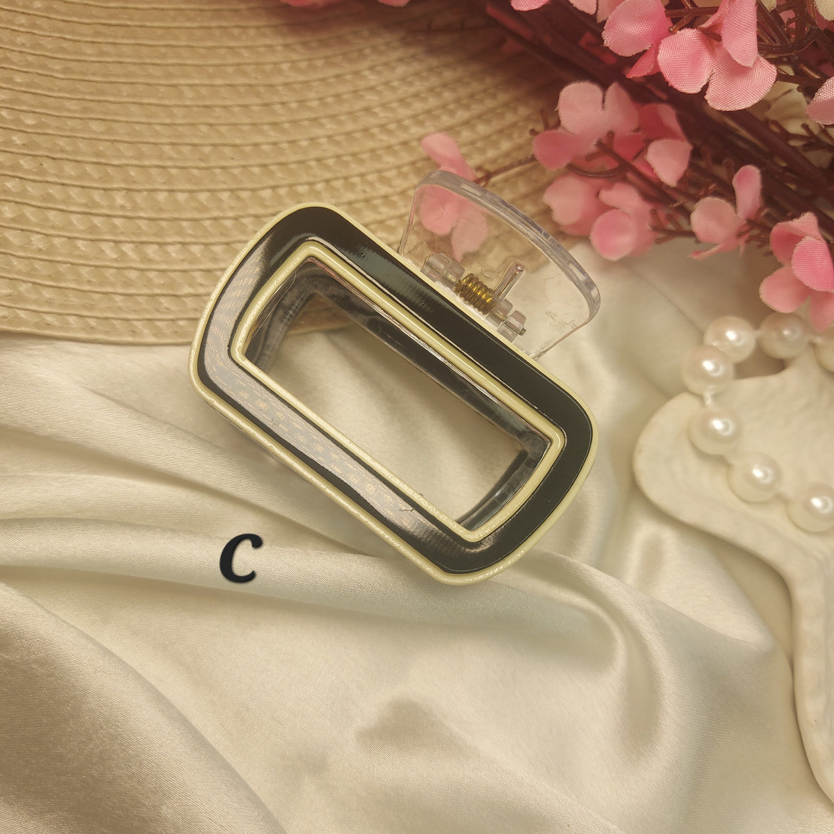 Classic D clawclip for thick hair | Premium clawclips 6CM