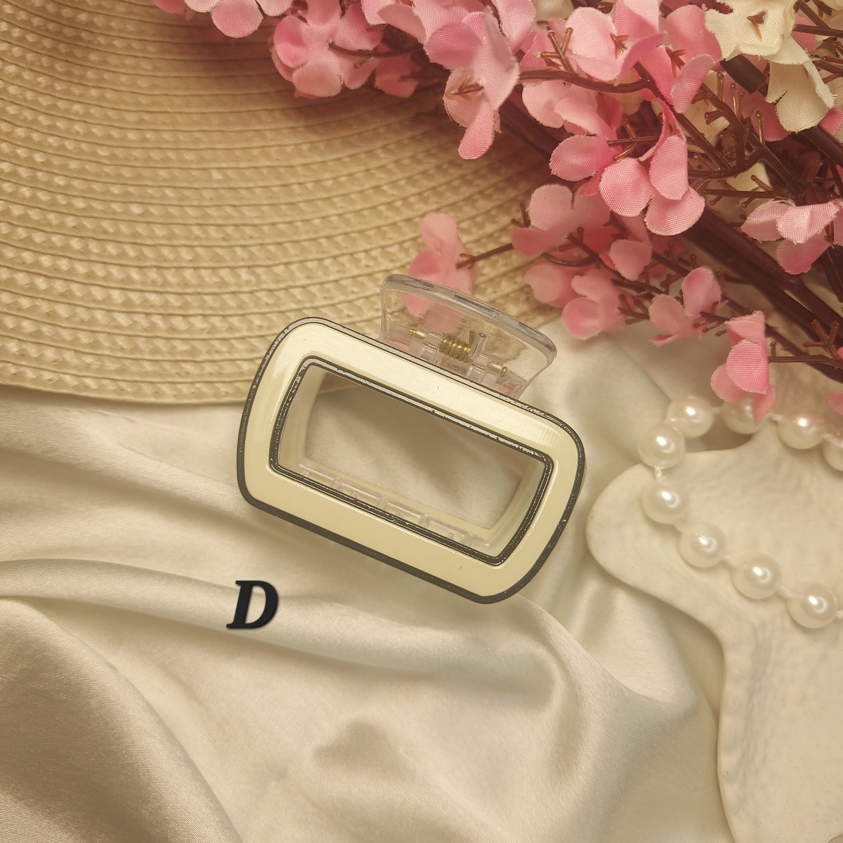 Classic D clawclip for thick hair | Premium clawclips 6CM