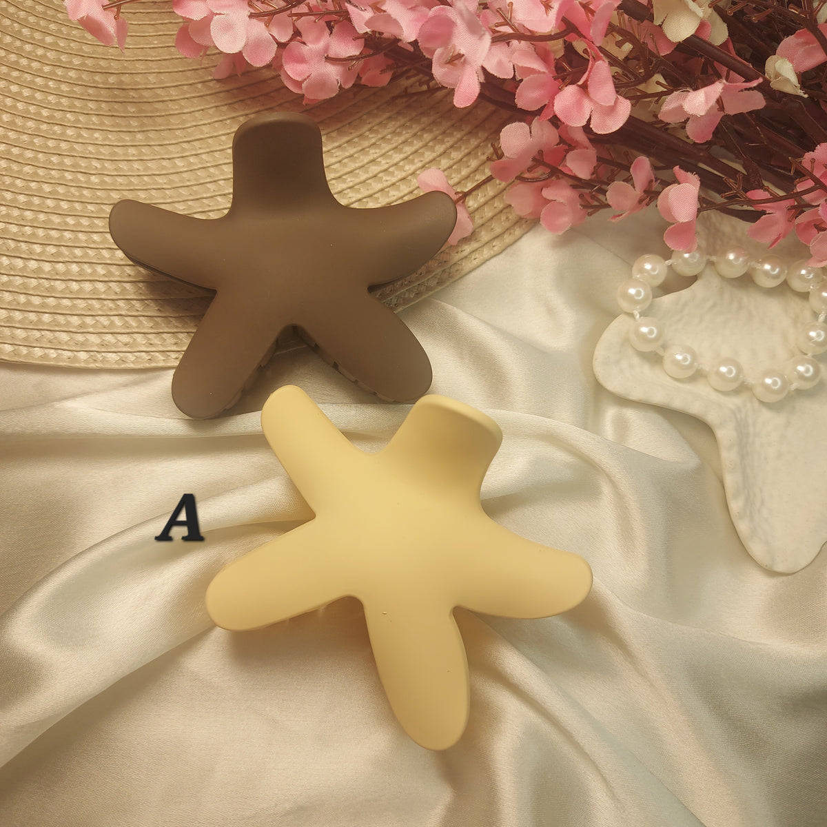 Star fish regular claw clips | thick hair claws  7CM