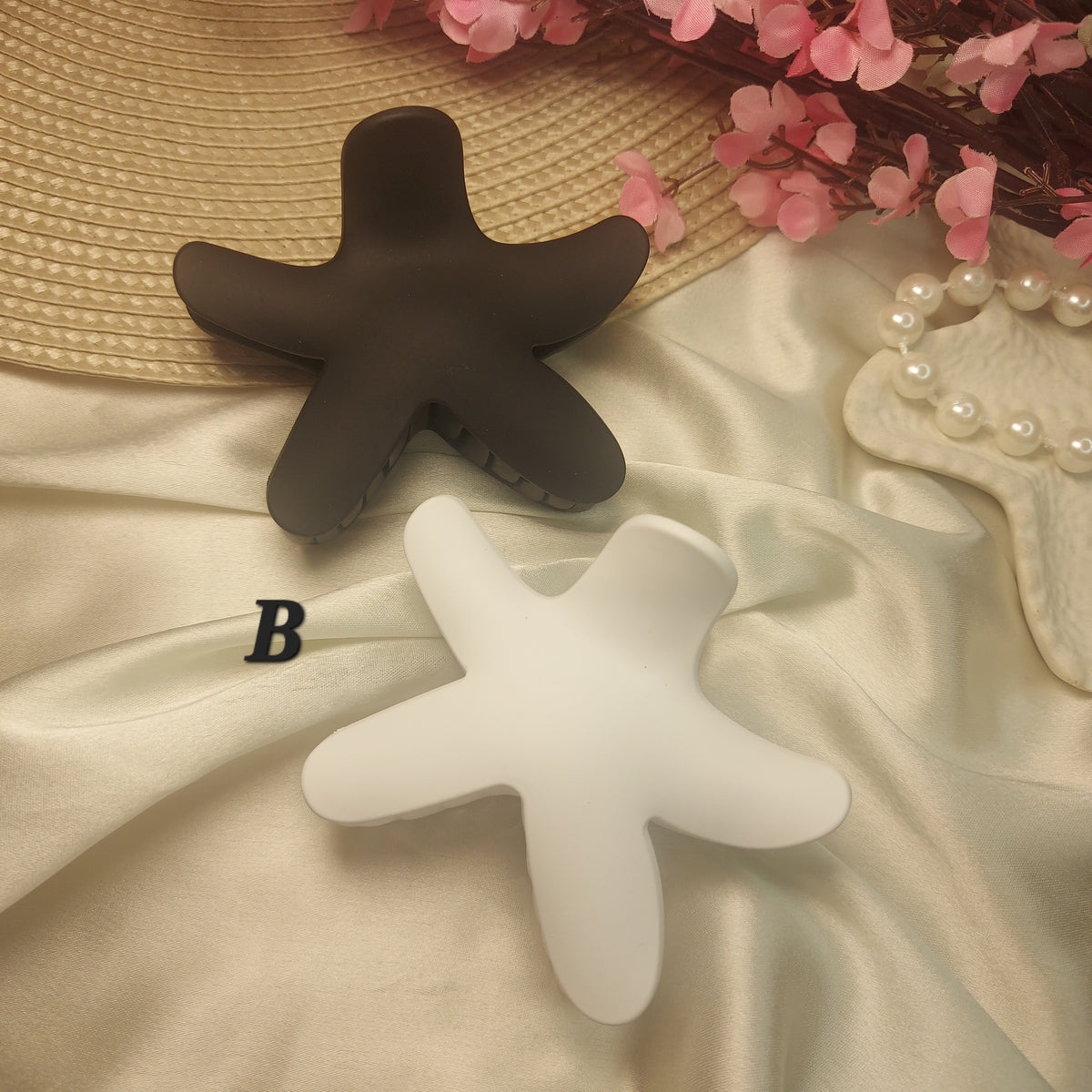 Star fish regular claw clips | thick hair claws  7CM