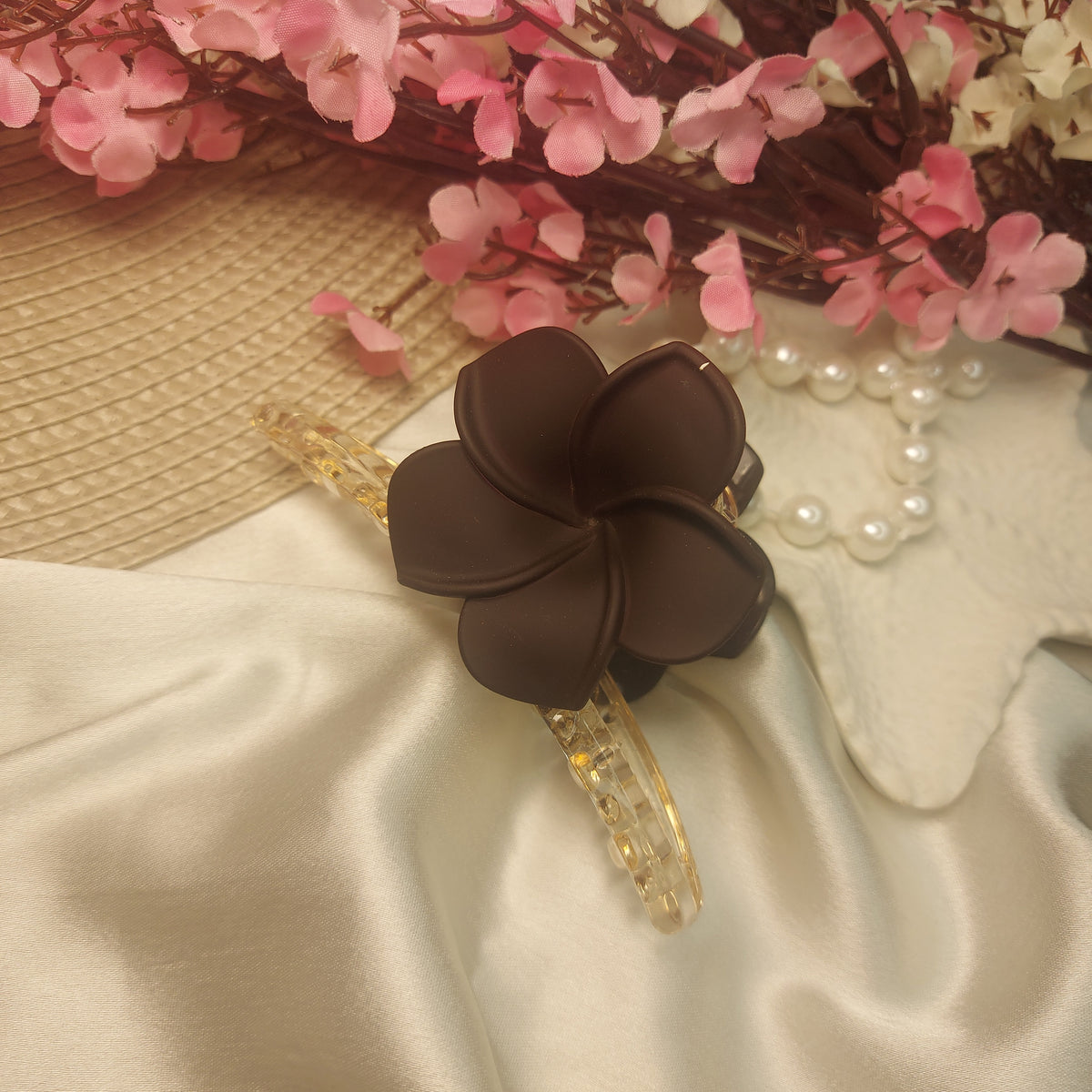 Matte & Clear Rectangle Clawclips – 12 CM