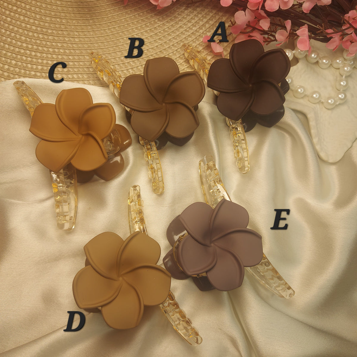 Matte & Clear Rectangle Clawclips – 12 CM