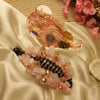 JEWEL BANANA HAIRCLIP for Women – 9CM (set of 2) | Strong Grip Hair Clip | Daily & Party Wear