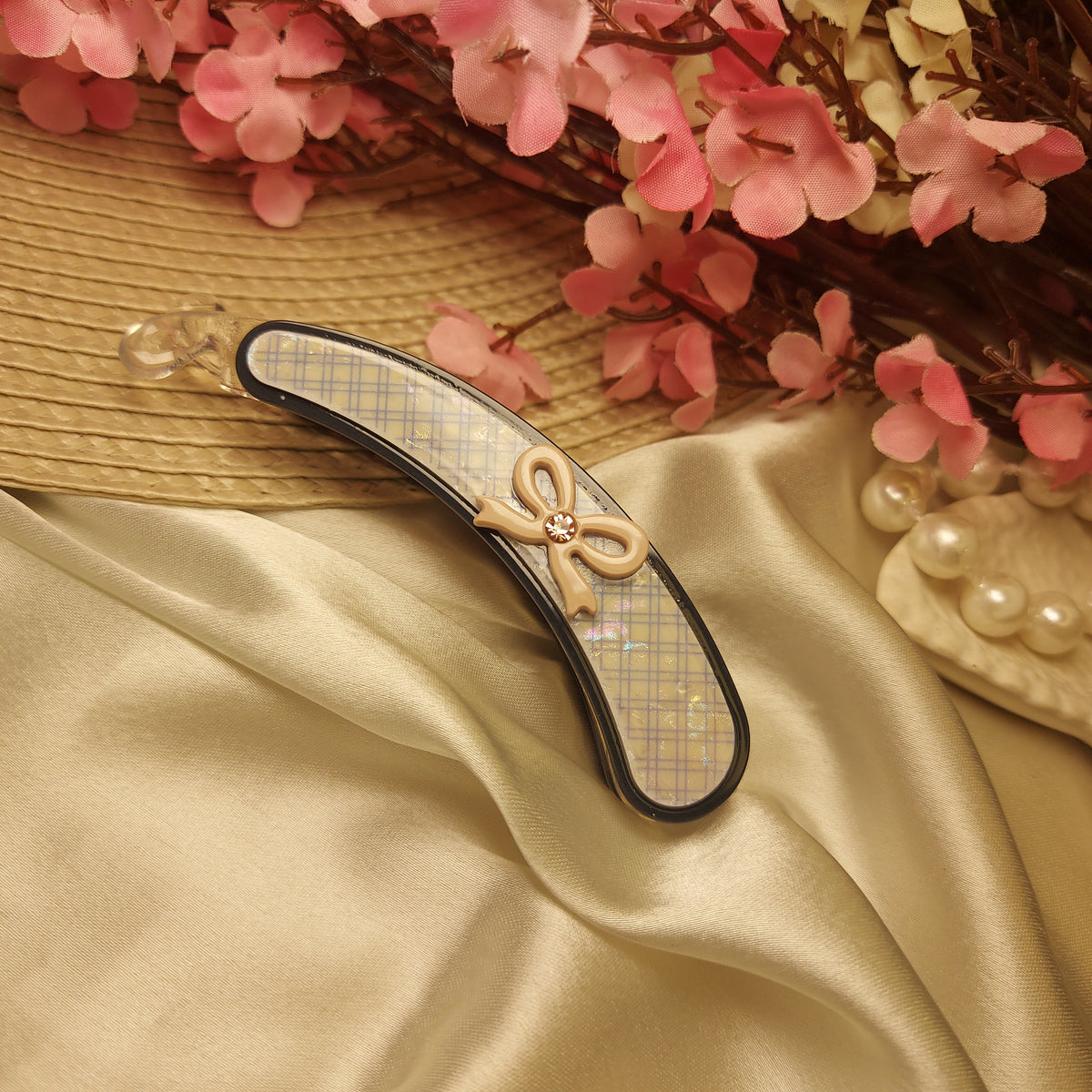 BOFEINI GUCCIO BANANA HAIRCLIP for Women – 9CM | Strong Grip Hair Clip | Daily & Party Wear