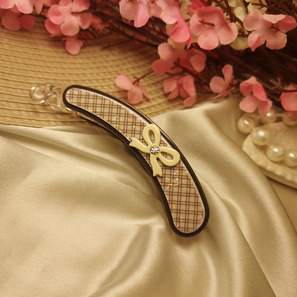 BOFEINI GUCCIO BANANA HAIRCLIP for Women – 9CM | Strong Grip Hair Clip | Daily & Party Wear
