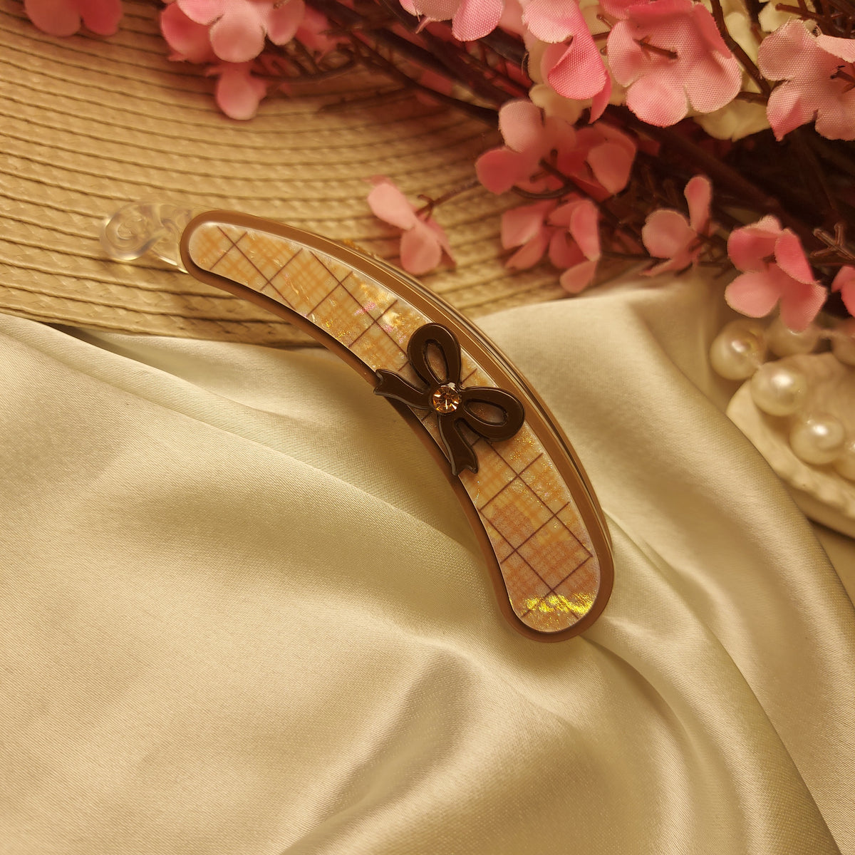 BOFEINI GUCCIO BANANA HAIRCLIP for Women – 9CM | Strong Grip Hair Clip | Daily & Party Wear