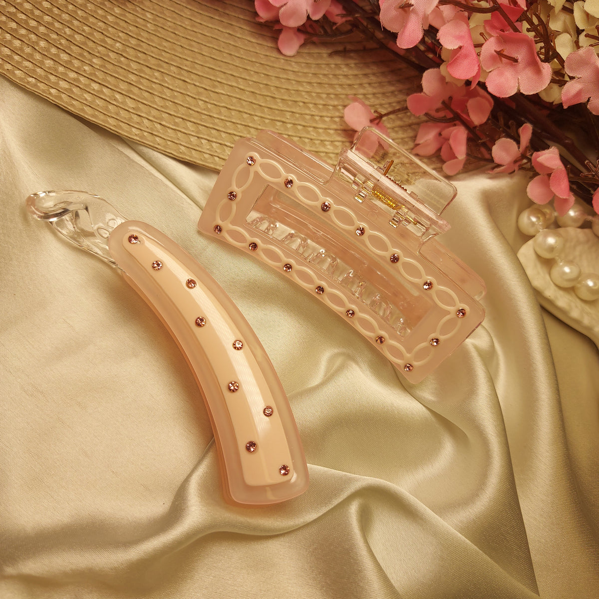 BOFEINI HAIRCLIP DUO for Women – 8.5CM | Strong Grip Hair Clip | Daily & Party Wear