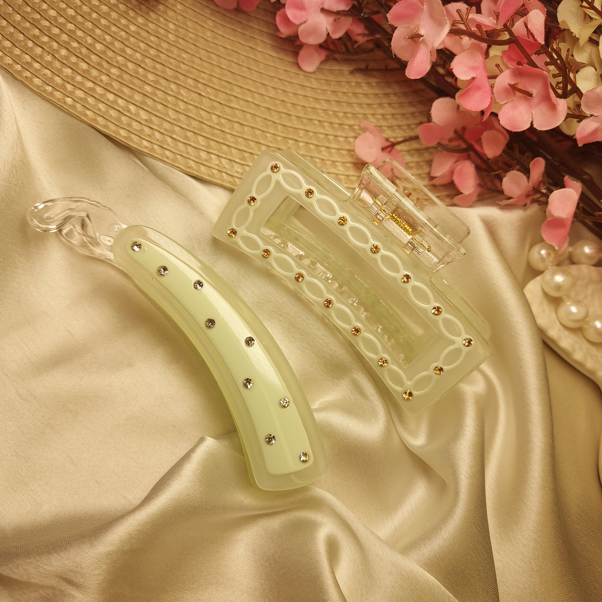 BOFEINI HAIRCLIP DUO for Women – 8.5CM | Strong Grip Hair Clip | Daily & Party Wear