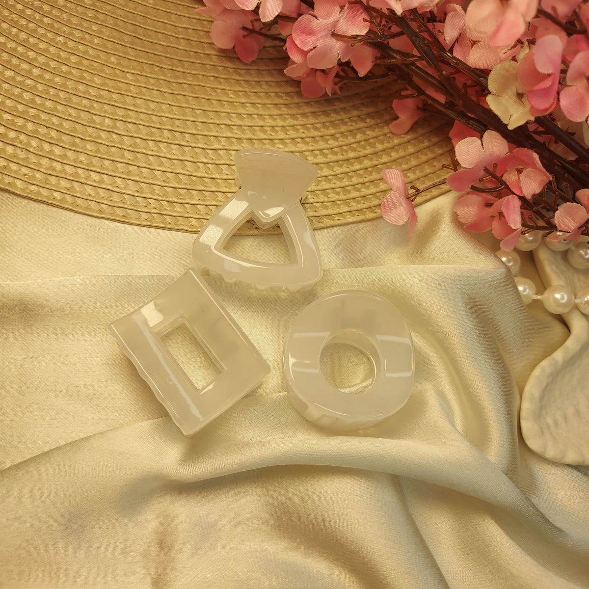 Fill colors in your life - Premium Hairclips (HONEY) set of 3