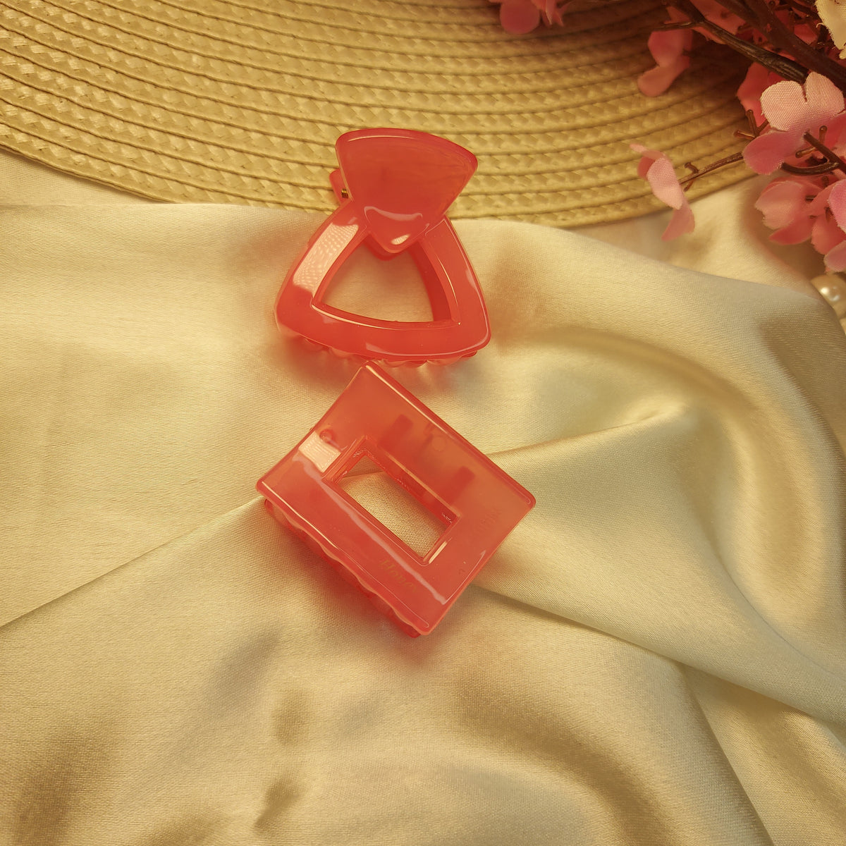 Fill colors in your life - Premium Hairclips (HONEY) set of 2