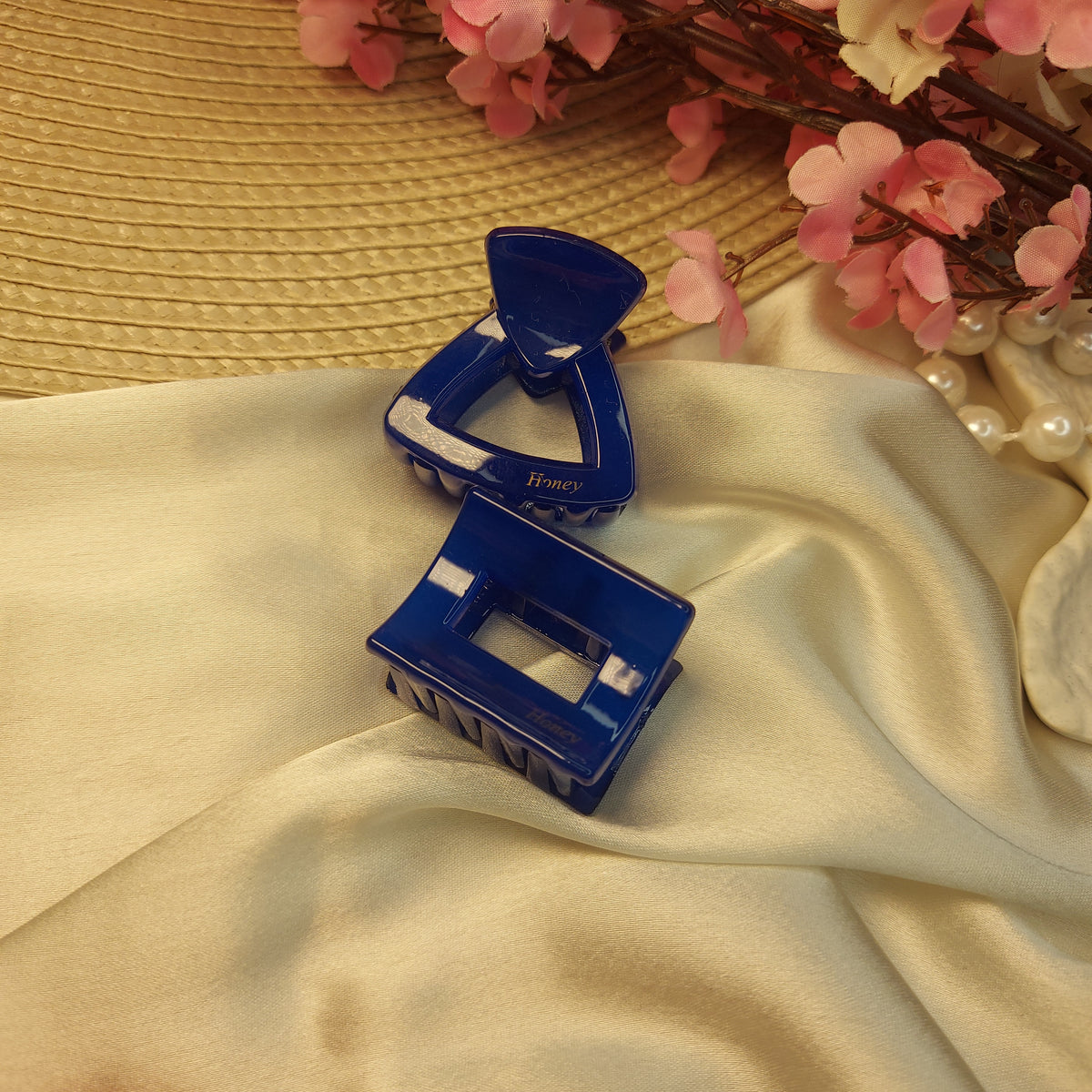 Fill colors in your life - Premium Hairclips (HONEY) set of 2