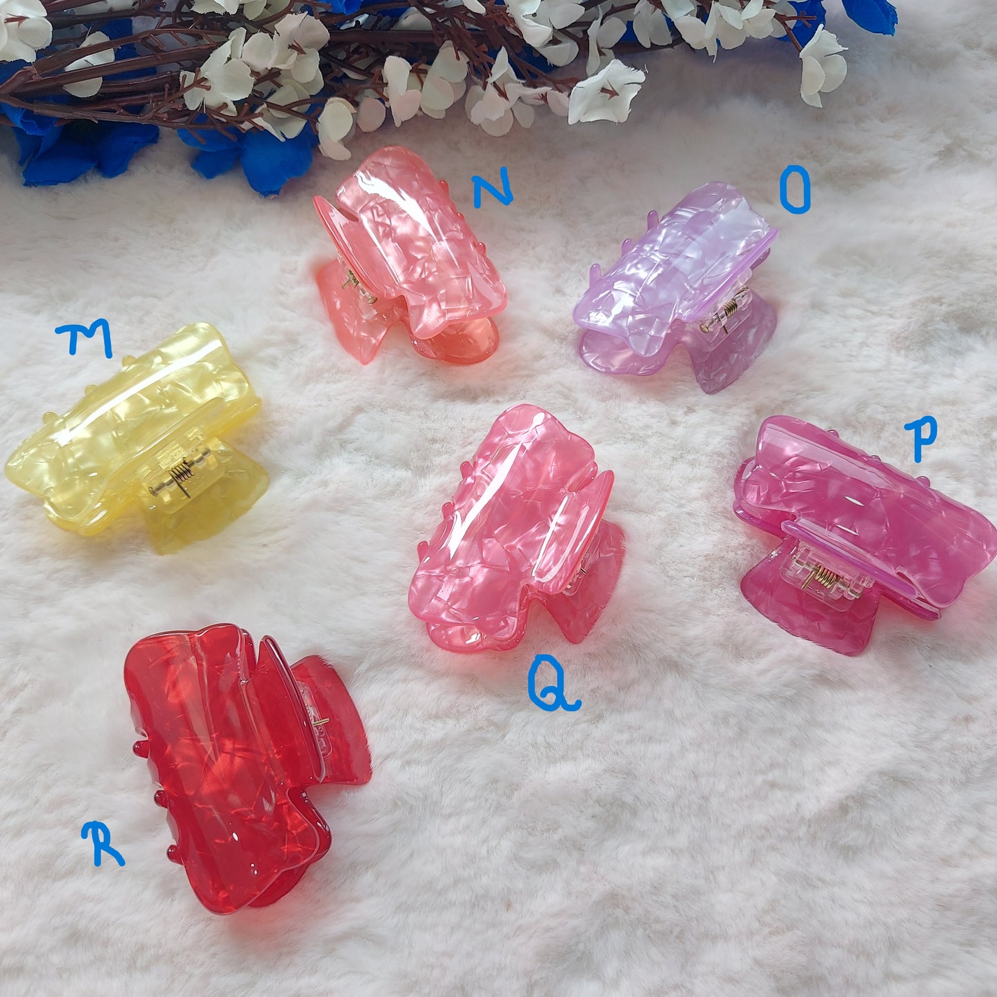 PREMIUM MARBLE HAIRCLAWS - 5CM