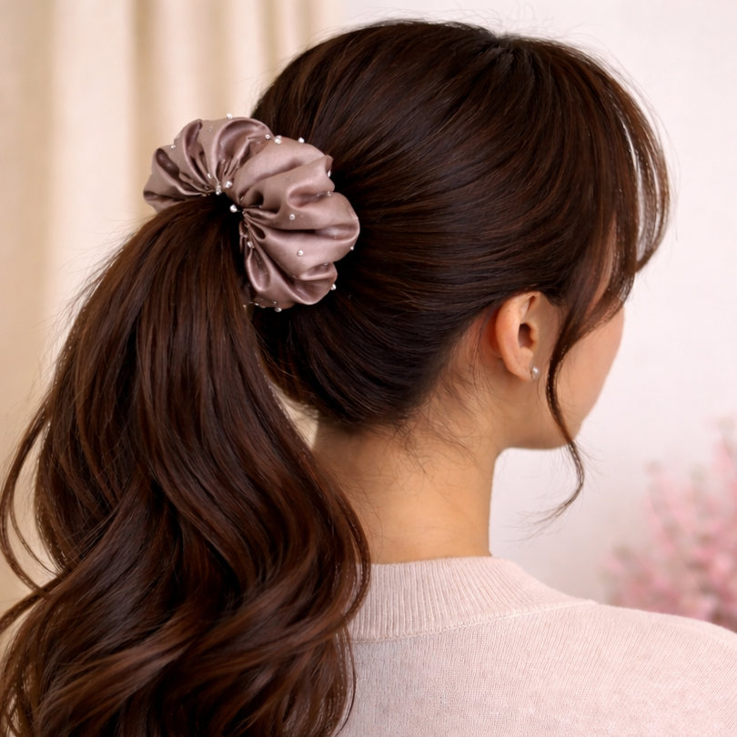 Premium satin Scrunchie - XL