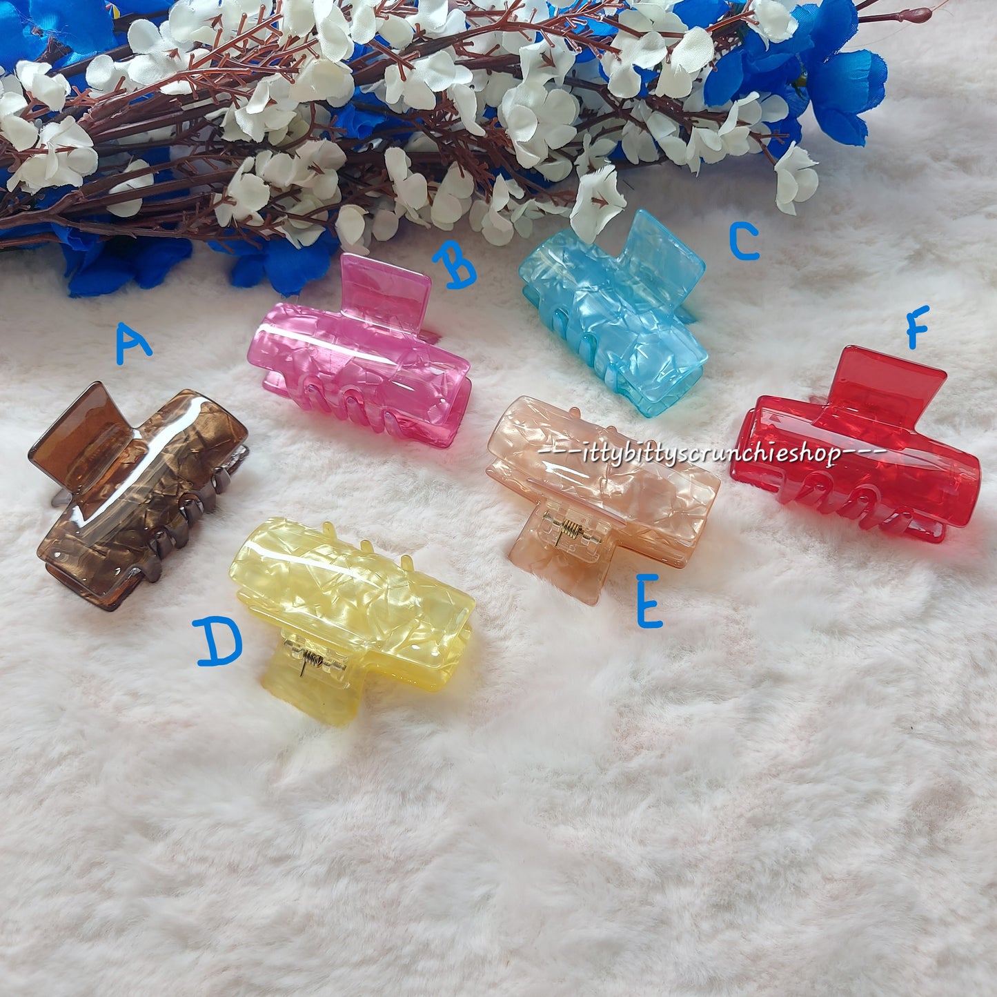 PREMIUM MARBLE HAIRCLAWS - 5CM